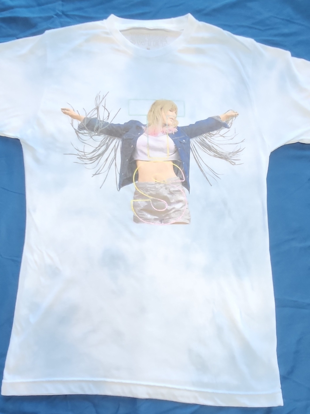 Taylor Swift Tie-Die "Lover" Era Graphic Tee - Authentic Design